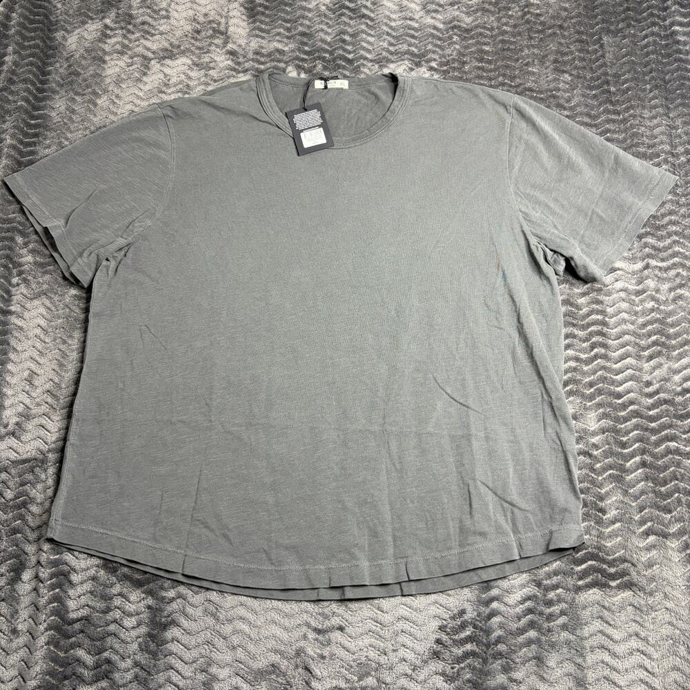 Buck Mason men Coal Slub Short Curved Hem Tee Size 2XL short NWT